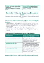 Biochemistry Phenomena-Based Lesson: The Jesus Lizard Paradox: Sprints Across Open Water Teacher Discussion Guide sample page