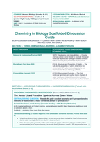 Biochemistry Scaffolded Phenomena-Based Lesson: The Jesus Lizard Paradox: Sprints Across Open Water Teacher Discussion Guide sample page