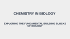 Biochemistry Substitute Slideshow & Teacher Guide sample page