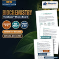 Biochemistry Vocabulary Choice Board cover