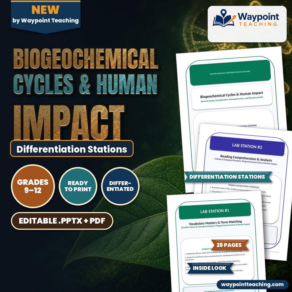 Biogeochemical Cycles & Human Impact Differentiation Stations cover