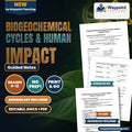 Biogeochemical Cycles & Human Impact Guided Notes cover