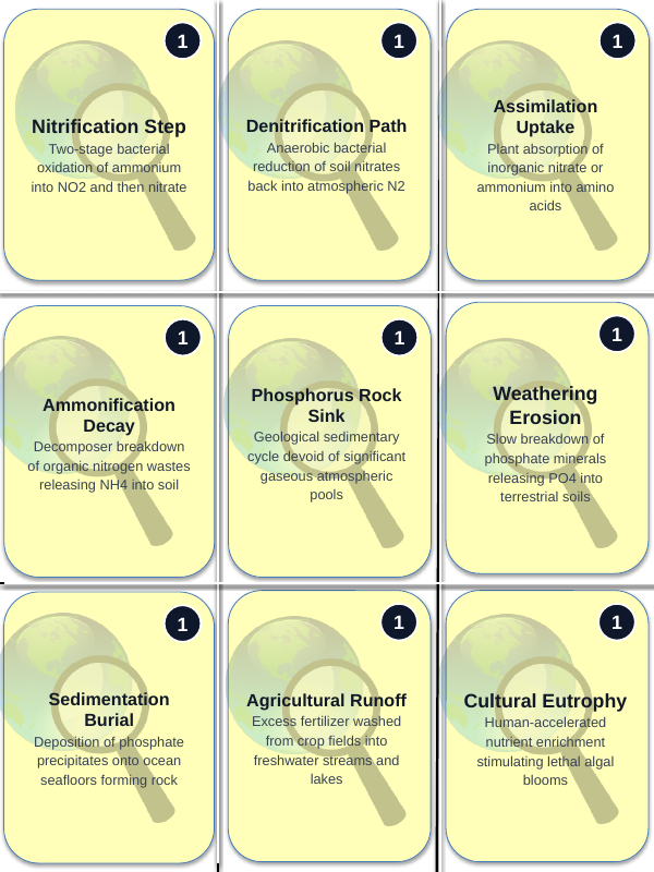 Biogeochemical Cycles & Human Impact Trivia Board Game sample page