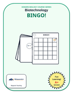 Biotechnology BINGO Review Game sample page