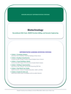 Biotechnology Differentiation Stations sample page