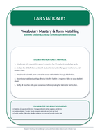 Biotechnology Differentiation Stations sample page