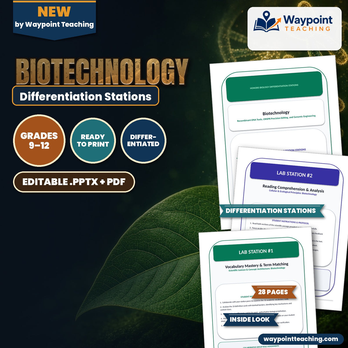 Biotechnology Differentiation Stations cover