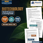 Biotechnology Model Response & Scoring Guide cover