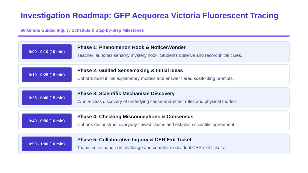 Biotechnology Scaffolded Phenomena-Based Lesson: The Glowing Lantern: Green Fluorescent Protein Lighting Up the Living Cell Presentation sample page