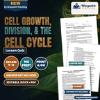 Cell Growth, Division, &  the Cell Cycle Lesson Quiz cover