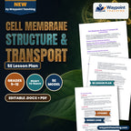 Cell Membrane Structure & Transport 5E Lesson Plan cover