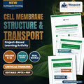 Cell Membrane Structure & Transport Project-Based Learning Activity cover