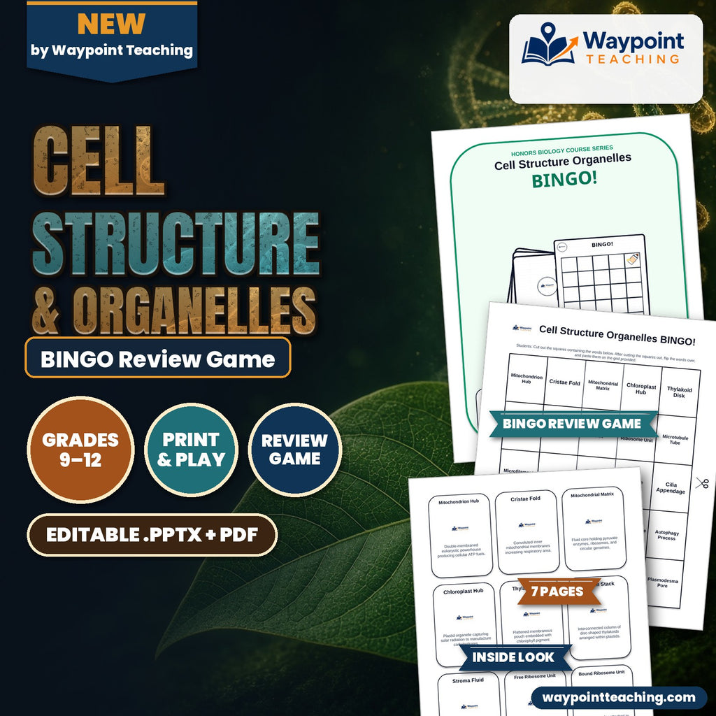 Cell Structure & Organelles BINGO Review Game cover