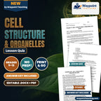 Cell Structure & Organelles Lesson Quiz cover