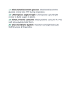 Cell Structure & Organelles Vocabulary Words & Definitions sample page
