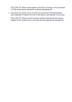 Communities, Biomes, & Ecosystems Critical Thinking Prompts sample page
