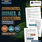 Communities, Biomes, & Ecosystems Model Response & Scoring Guide cover
