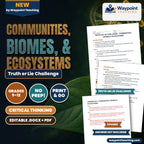 Communities, Biomes, & Ecosystems Truth or Lie Challenge cover