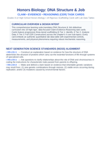 DNA Structure & Job CER Task Cards sample page