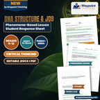 DNA Structure & Job Phenomena-Based Lesson: Conan the Bacterium: Shattered DNA Reassembled within Hours Student Response Sheet cover