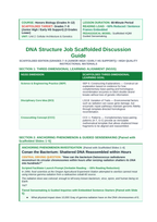 DNA Structure & Job Scaffolded Phenomena-Based Lesson: Conan the Bacterium: Shattered DNA Reassembled within Hours Teacher Discussion Guide sample page
