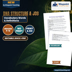 DNA Structure & Job Vocabulary Words & Definitions cover