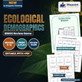 Ecological Demographics BINGO Review Game cover