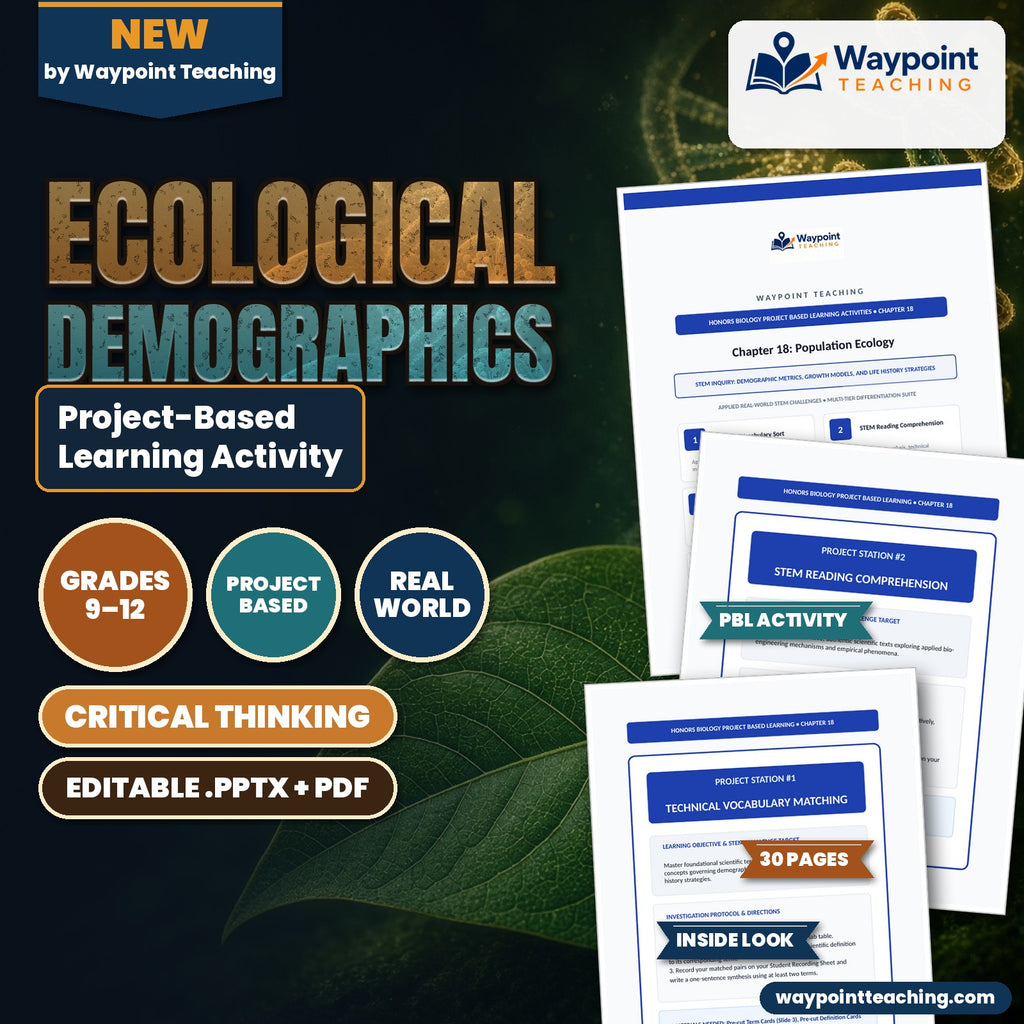 Ecological Demographics Project-Based Learning Activity cover