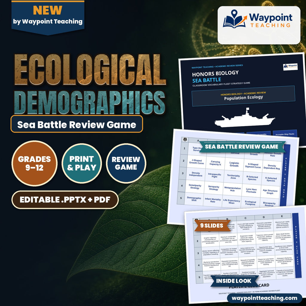 Ecological Demographics Sea Battle Review Game cover