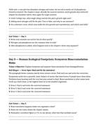 Ecological Fundamentals Bell Ringers & Exit Tickets sample page