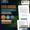 Ecological Fundamentals Reading Worksheet cover