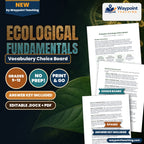 Ecological Fundamentals Vocabulary Choice Board cover