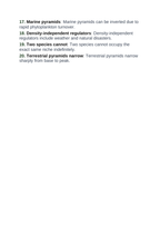 Ecological Fundamentals Vocabulary Words & Definitions sample page