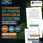 Electronegativity and Predicting Biomolecular Interactions Reading Worksheet cover