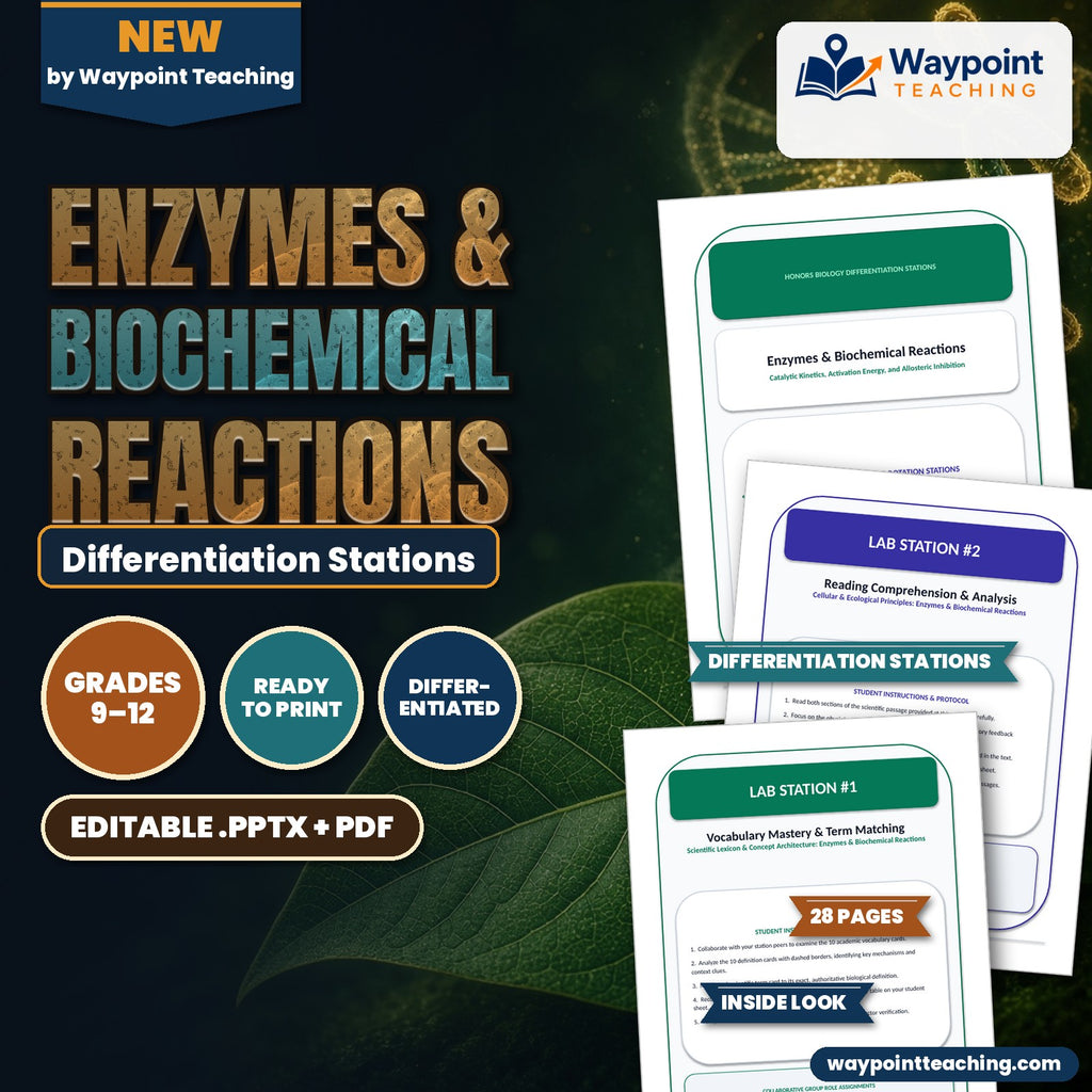 Enzymes & Biochemical Reactions Differentiation Stations cover