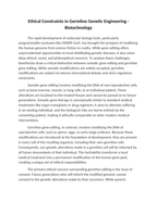 Ethical Constraints in Germline Genetic Engineering Reading Worksheet sample page