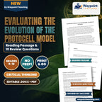 Evaluating the Evolution of the Protocell Model Reading Worksheet cover