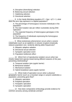 Evolutionary Development Lesson Quiz sample page