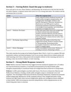 Evolutionary Development Model Response & Scoring Guide sample page