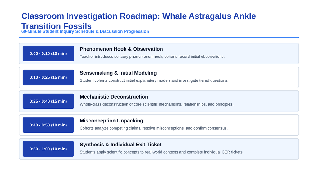 Evolutionary Development Phenomena-Based Lesson: The Walking Whale: How an Ankle Bone Solved the Leviathan Mystery Presentation sample page