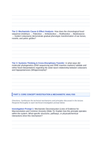 Evolutionary Development Phenomena-Based Lesson: The Walking Whale: How an Ankle Bone Solved the Leviathan Mystery Student Response Sheet sample page