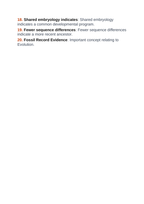 Evolutionary Development Vocabulary Words & Definitions sample page
