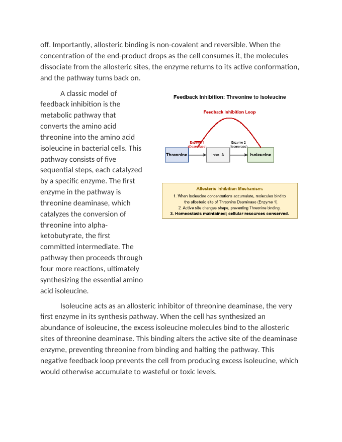 Graphing Negative Feedback Loops in Metabolic Pathways Reading Worksheet sample page