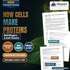 How Cells Make Proteins Bell Ringers & Exit Tickets cover