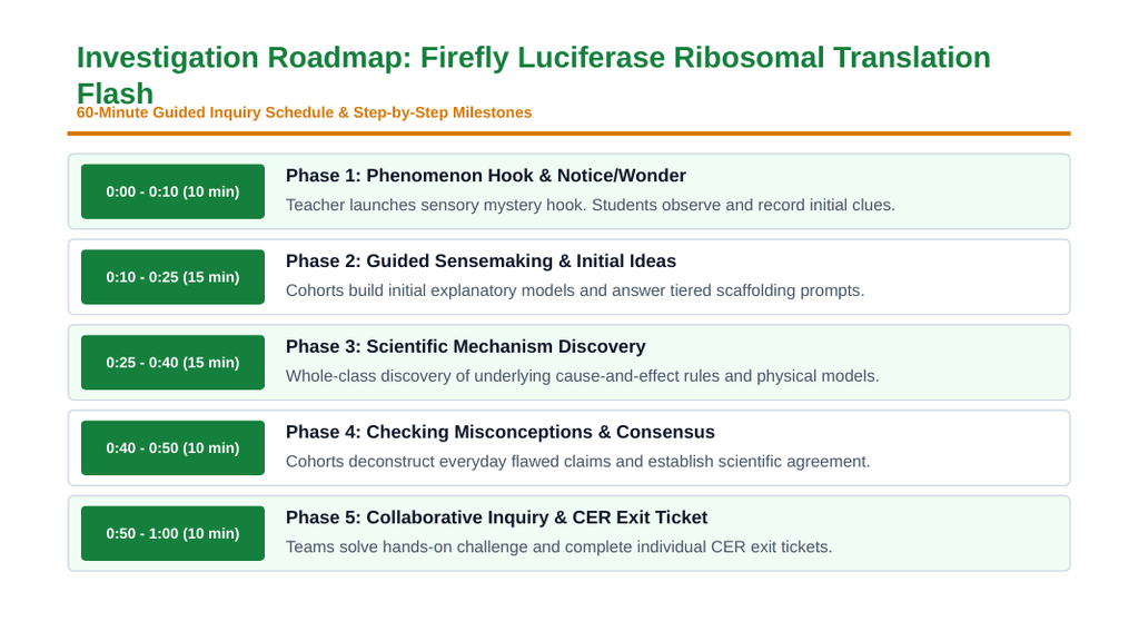 How Cells Make Proteins Scaffolded Phenomena-Based Lesson: Cold Light from the Code: Translating the Firefly's Bioluminescent Flash Presentation sample page