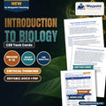 Introduction to Biology CER Task Cards cover
