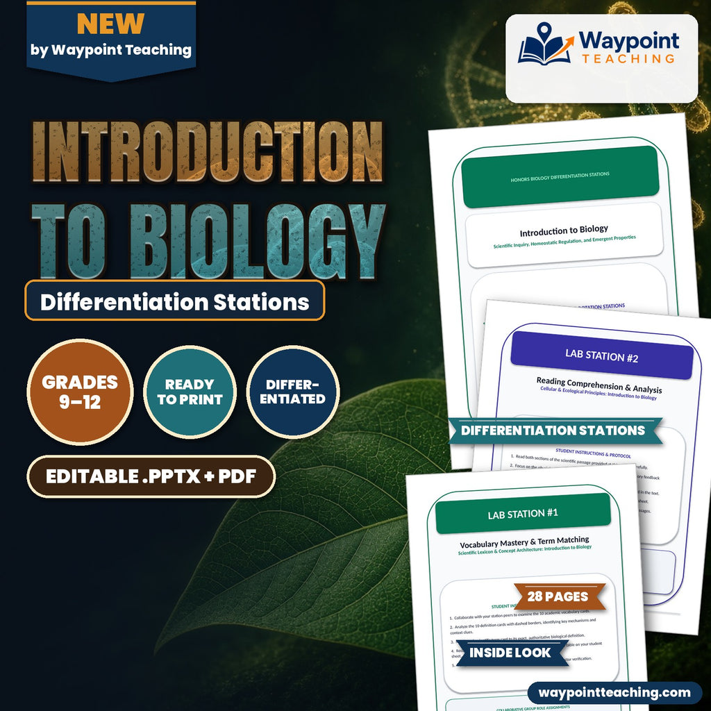 Introduction to Biology Differentiation Stations cover
