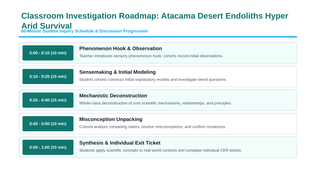 Introduction to Biology Phenomena-Based Lesson: Life Inside the Salt: Atacama Desert Endoliths Defying the Arid Void Presentation sample page