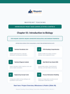 Introduction to Biology Project-Based Learning Activity sample page