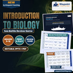Introduction to Biology Sea Battle Review Game cover